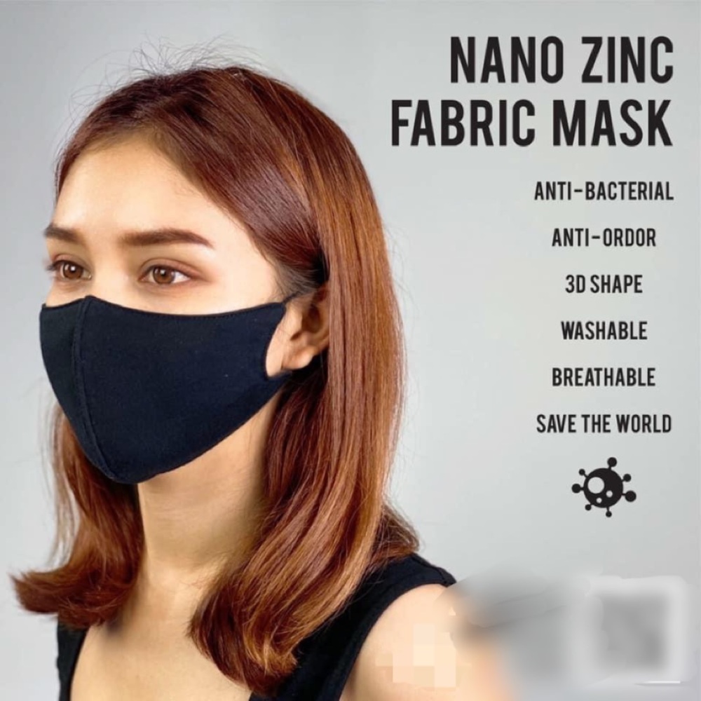 X3 Fabric nano zinc mask washable
